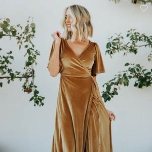 Baltic Born Meghan Velvet Wrap Dress